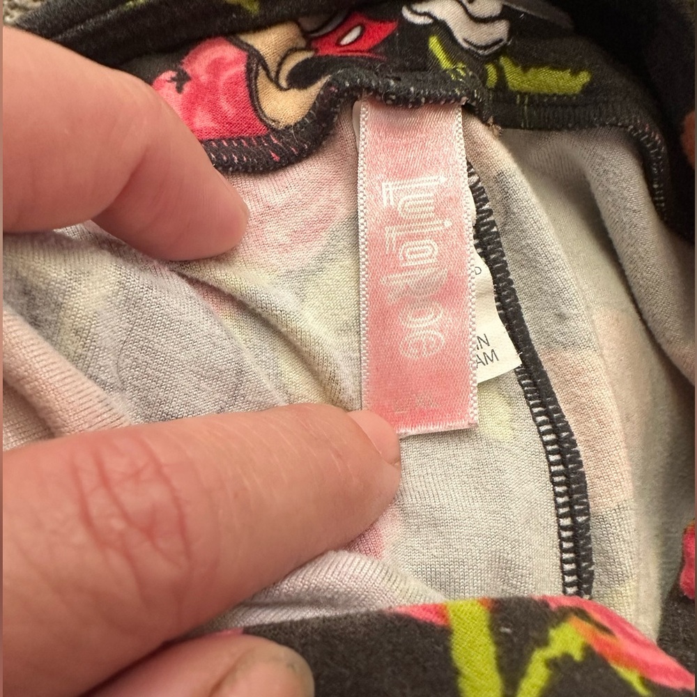 Lularoe Minnie and Mickey Floral Leggings - Picture 5 of 5
